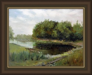 Картина под названием "Озерки у телецентра" - Korytov Sergey, Подлинное произведение искусства