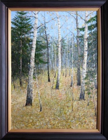 Картина под названием "Октябрь.Прозрачный…" - Korytov Sergey, Подлинное произведение искусства