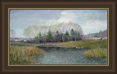 Картина под названием "Река Верхтюкалка" - Korytov Sergey, Подлинное произведение искусства