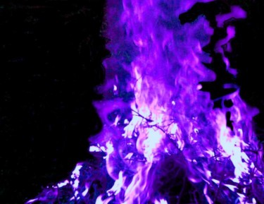 Digital Arts titled "Purplefire Blackout" by Jonathan Cole, Original Artwork