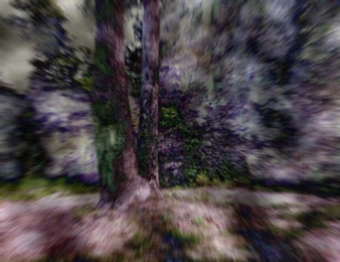 Digital Arts titled "Spooky Tree" by Jonathan Cole, Original Artwork