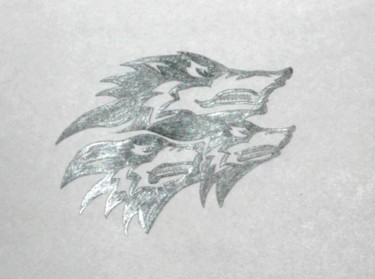 Drawing titled "Wolfpack" by Jonathan Cole, Original Artwork