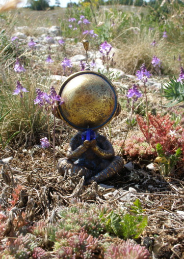 Sculpture titled "Волшебство" by Konstantin I Serafima Fedorov I Krushelnitskaia, Original Artwork, Ceramics