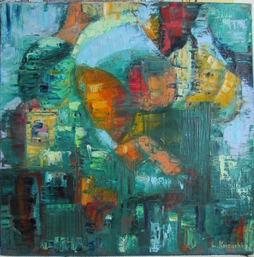Nostalghia Peinture intitulée "Nostalghia" par Lubomila Kossachka (Kossashka), Œuvre d'art originale, Huile