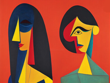 Peinture intitulée "Beauties (inspired…" par Kosta Morr, Œuvre d'art originale, Acrylique Monté sur Châssis en bois