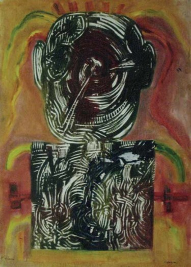 Peinture intitulée "Ego 5" par Kardo Kosta, Œuvre d'art originale, Huile