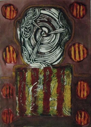 Peinture intitulée "Ego 6" par Kardo Kosta, Œuvre d'art originale, Huile