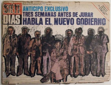 Peinture intitulée "Nuevo Gobierno" par Kardo Kosta, Œuvre d'art originale, Huile