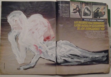 Luego se transforma en mariposa Peinture intitulée "Luego se transforma…" par Kardo Kosta, Œuvre d'art originale, Huile