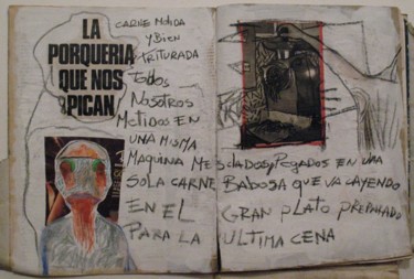 Peinture intitulée "La porqueria que no…" par Kardo Kosta, Œuvre d'art originale, Huile