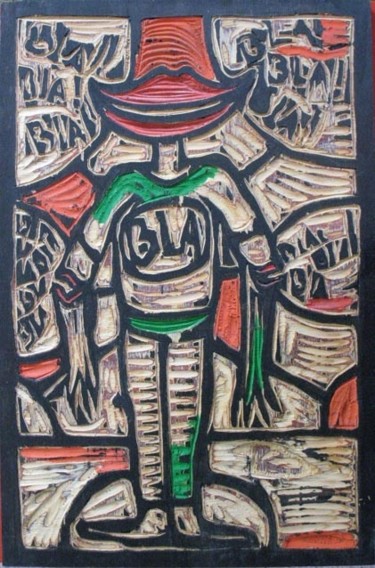 Pintura titulada "Hablaba hasta por l…" por Kardo Kosta, Obra de arte original, Oleo