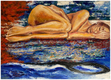 Pintura titulada ""Calming balance",…" por Kostadin Hristov, Obra de arte original, Oleo