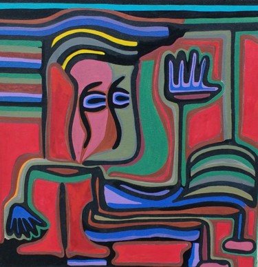 Peinture intitulée "Didika" par Kosta, Œuvre d'art originale, Huile