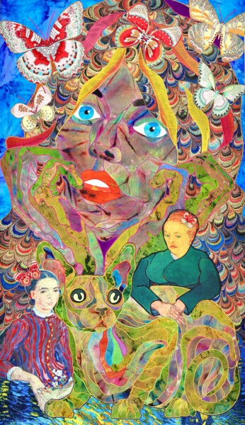 Arte têxtil intitulada "It happens" por Kostyantin Malginov, Obras de arte originais, Tapeçaria