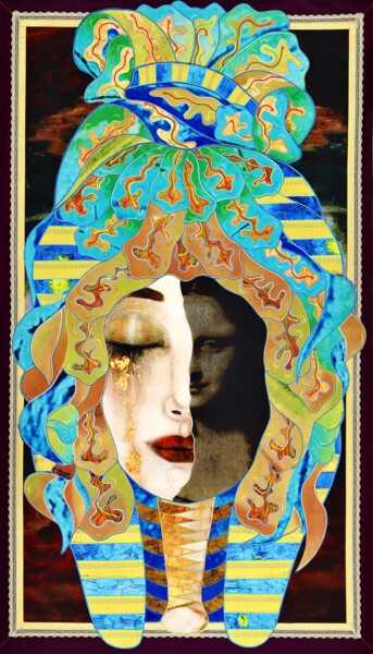 Arte tessile intitolato "Liza" da Kostyantin Malginov, Opera d'arte originale, arazzo
