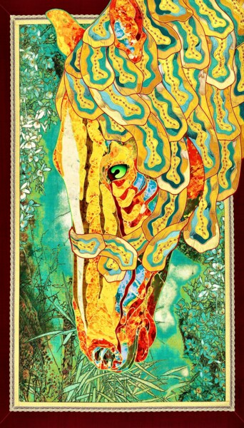 Textile Art titled "Alabama" by Kostyantin Malginov, Original Artwork, Tapestry