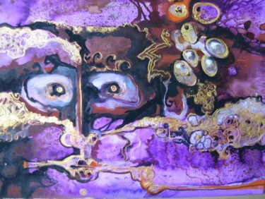 Painting titled "être ou ne pas être" by Antonina Atanassova, Original Artwork