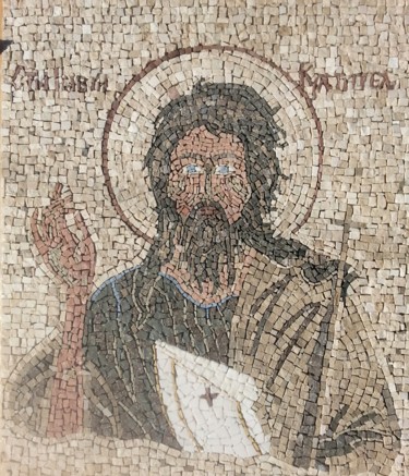 Painting titled "Mozaik Sveti Jovan…" by Tobacco, Original Artwork