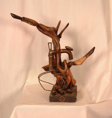 Sculpture titled "cerveau" by Kouider Medjahed, Original Artwork
