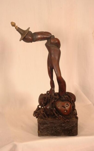 Sculpture titled "andy" by Kouider Medjahed, Original Artwork