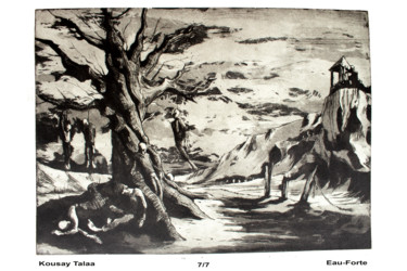 Gravures & estampes intitulée "Revenge (humanity)" par Kousay Talaa, Œuvre d'art originale, Autre