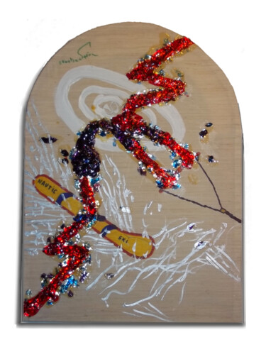Картина под названием "Ski-nautique" - Koutsandréou Georges, Подлинное произведение искусства, Другой