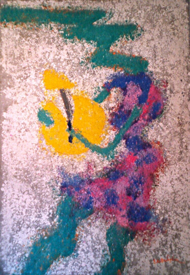 Peinture intitulée "Morceau" par Koutsandréou Georges, Œuvre d'art originale, Acrylique