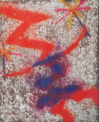 Peinture intitulée "Etincelles" par Koutsandréou Georges, Œuvre d'art originale, Acrylique