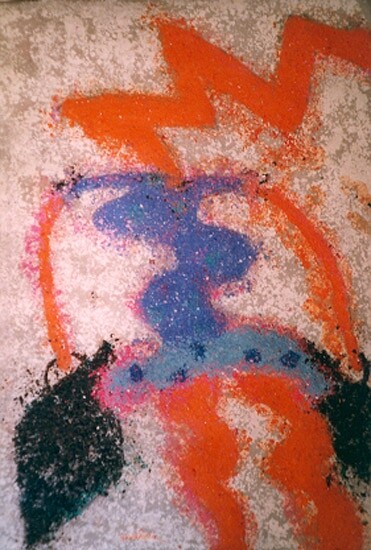 Картина под названием "Cruches" - Koutsandréou Georges, Подлинное произведение искусства, Акрил