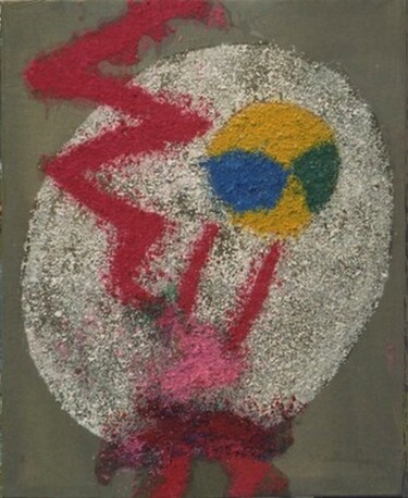 Painting titled "Volley" by Koutsandréou Georges, Original Artwork, Acrylic