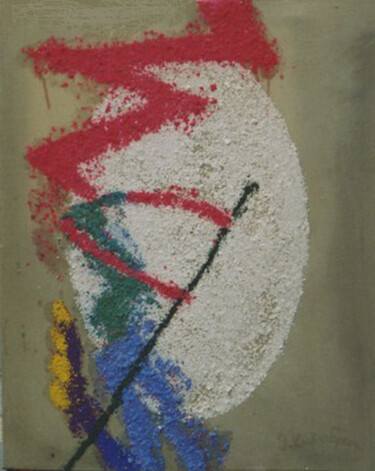Pintura intitulada "Gondolier" por Koutsandréou Georges, Obras de arte originais, Acrílico