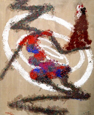 Peinture intitulée "Pièce montée" par Koutsandréou Georges, Œuvre d'art originale, Acrylique