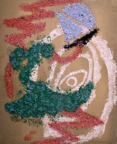 Malerei mit dem Titel "Bateau" von Koutsandréou Georges, Original-Kunstwerk, Acryl
