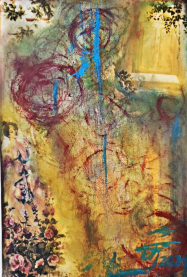 collage art on canvas Collages titled "collage art on canv…" by Bozana Djurdjic, Original Art, Collages