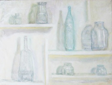 Pintura intitulada "тени стекла" por Vladimir Kovalenko, Obras de arte originais, Óleo
