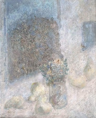 Pintura titulada ""Квітка"" por Dmitro Koval, Obra de arte original, Oleo