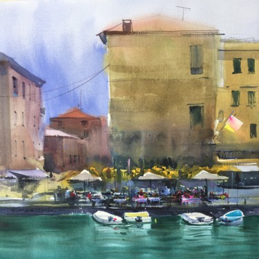Картина под названием ""Italy"" - Андрей Ковалик, Подлинное произведение искусства, Акварель