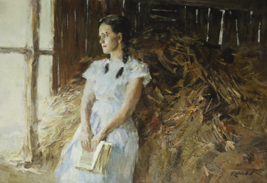 Painting titled "Воспоминания Memori…" by Vladimir Kovalev, Original Artwork, Oil
