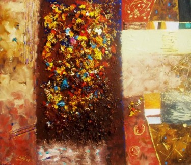 Pittura intitolato "Corals" da Svetlana Kovelina, Opera d'arte originale, Olio