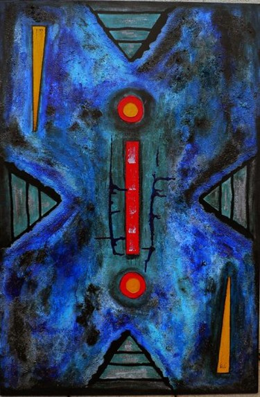 Peinture intitulée "32 MARS" par Kowalski, Œuvre d'art originale, Huile