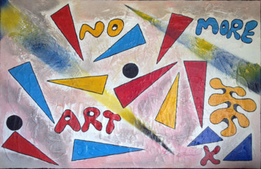 Peinture intitulée "NO MORE ART" par Kowalski, Œuvre d'art originale, Acrylique