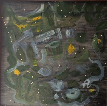 Pintura titulada "abstraction "carré…" por Kozar, Obra de arte original, Oleo