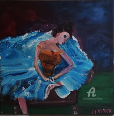 Pittura intitolato "ballerina ballerine…" da Kozar, Opera d'arte originale, Olio Montato su Telaio per barella in legno