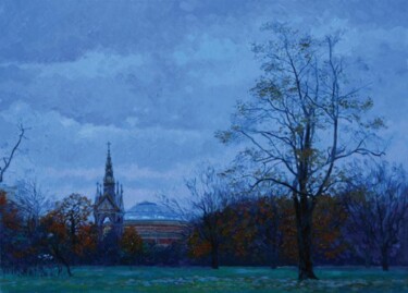 Painting titled "Hyde Park" by Simon Kozhin, Original Artwork, Oil