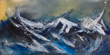 Schilderij getiteld "mer-démontée" door Kpbc, Origineel Kunstwerk, Acryl