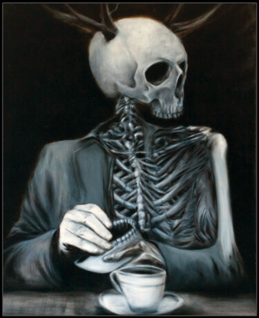 Ζωγραφική με τίτλο "Self Portrait _ my…" από Kpy, Αυθεντικά έργα τέχνης, Λάδι Τοποθετήθηκε στο Ξύλινο φορείο σκελετό