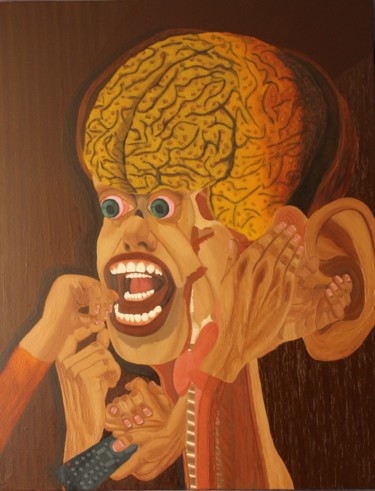 Pintura titulada "Пороки и слабости.…" por Maksim Kraev, Obra de arte original, Oleo