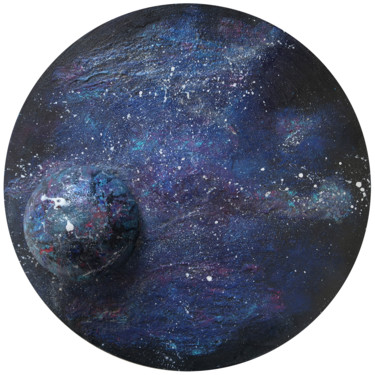 Colagens intitulada "Galaxie" por Karin Kralova, Obras de arte originais, Escultura