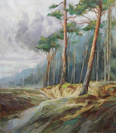 Pintura intitulada "Before storm" por Krasuckas, Obras de arte originais, Óleo