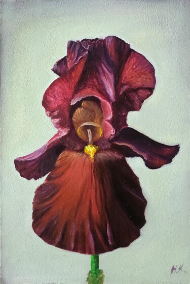 Peinture intitulée "Iris" par Nina Fedotova, Œuvre d'art originale, Huile